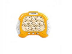 Электронная игра 1206-2 Поп Ит Pop It, свет, мелодия, 5 режимов, регулирование звука, в коробке (6966625241744) Оранжевый